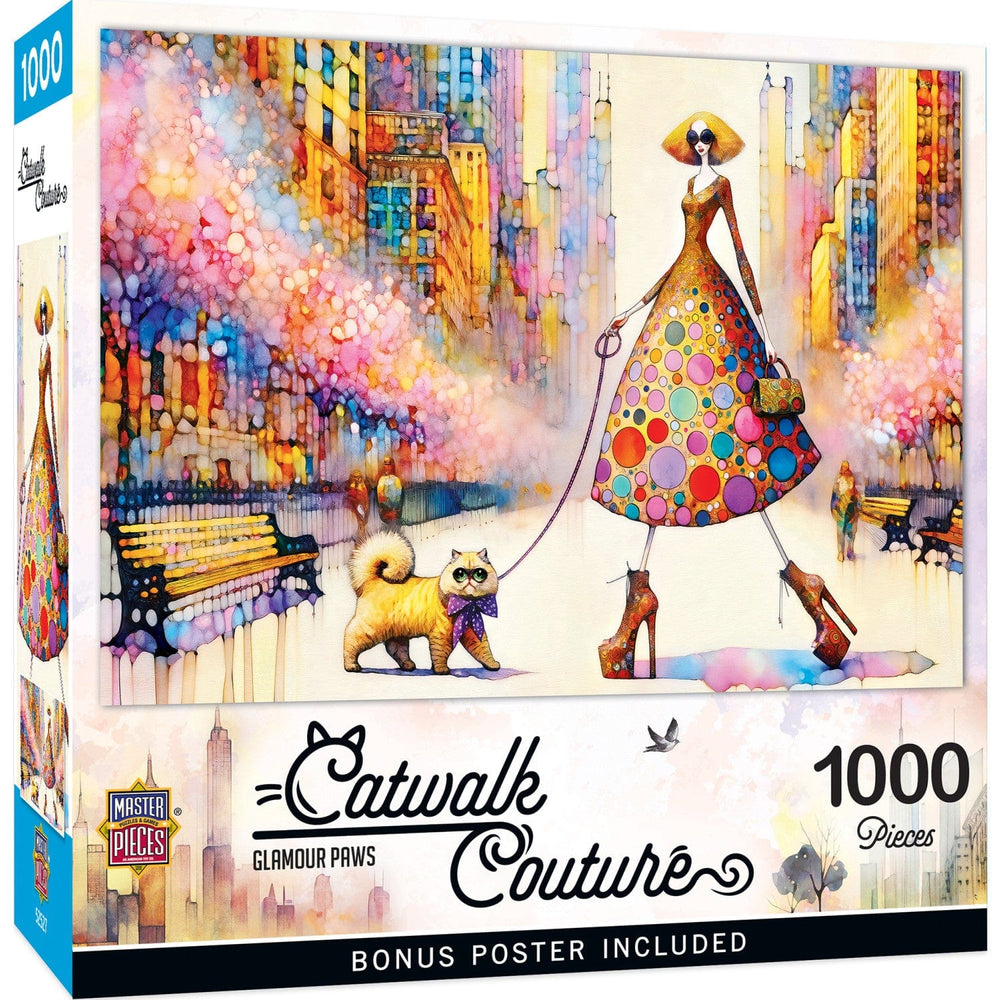 Catwalk Couture - Glamour Paws 1000 Piece Jigsaw Puzzle (ONLINE ORDER ONLY)