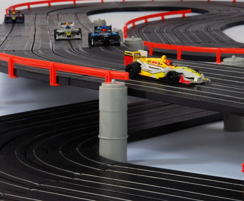 AFX Super International HO Formula Slot Car Track Set w/4 Formula Cars (Mega G+) 21018 (ONLINE ORDER ONLY)