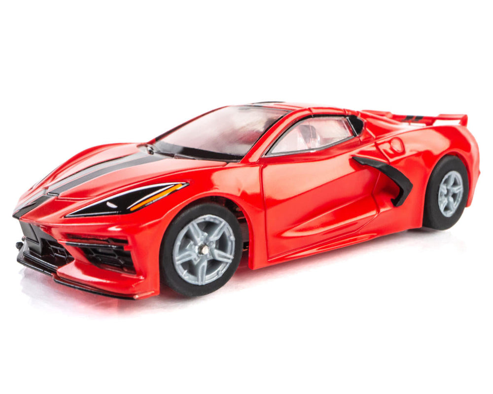 AFX Corvette C8 HO Slot Car (Torch Red) (LWB) (Mega G+) 22011 (ONLINE ORDER ONLY)
