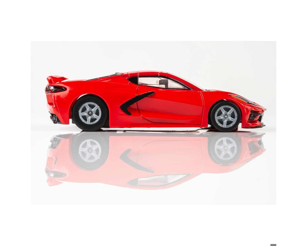 AFX Corvette C8 HO Slot Car (Torch Red) (LWB) (Mega G+) 22011 (ONLINE ORDER ONLY)