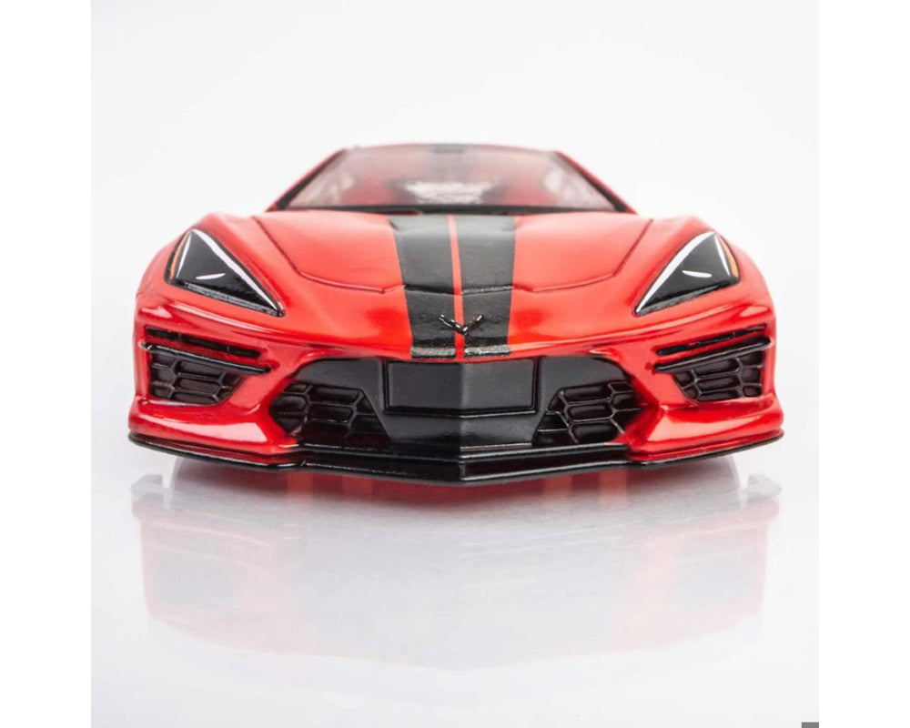 AFX Corvette C8 HO Slot Car (Torch Red) (LWB) (Mega G+) 22011 (ONLINE ORDER ONLY)
