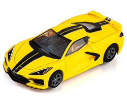 AFX Corvette C8 HO Slot Car (Accelerate Yellow) (LWB) (Mega G+) 22013 (ONLINE ORDER ONLY)