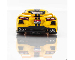 AFX Corvette C8 HO Slot Car (Accelerate Yellow) (LWB) (Mega G+) 22013 (ONLINE ORDER ONLY)