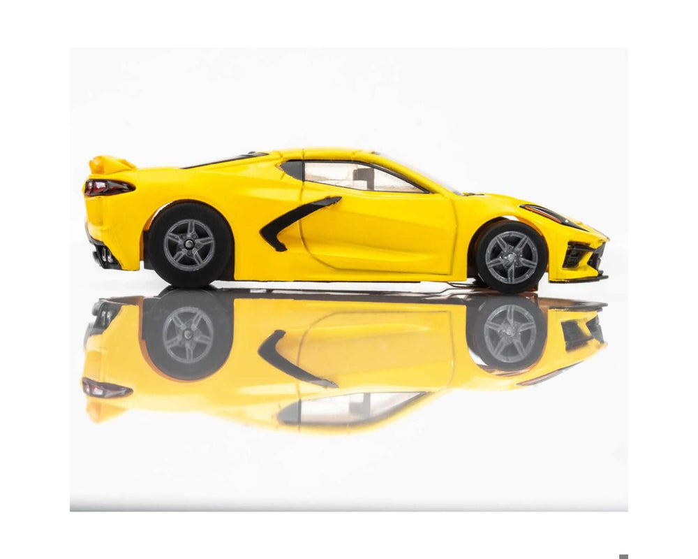 AFX Corvette C8 HO Slot Car (Accelerate Yellow) (LWB) (Mega G+) 22013 (ONLINE ORDER ONLY)
