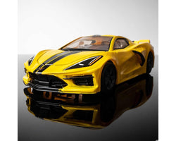 AFX Corvette C8 HO Slot Car (Accelerate Yellow) (LWB) (Mega G+) 22013 (ONLINE ORDER ONLY)