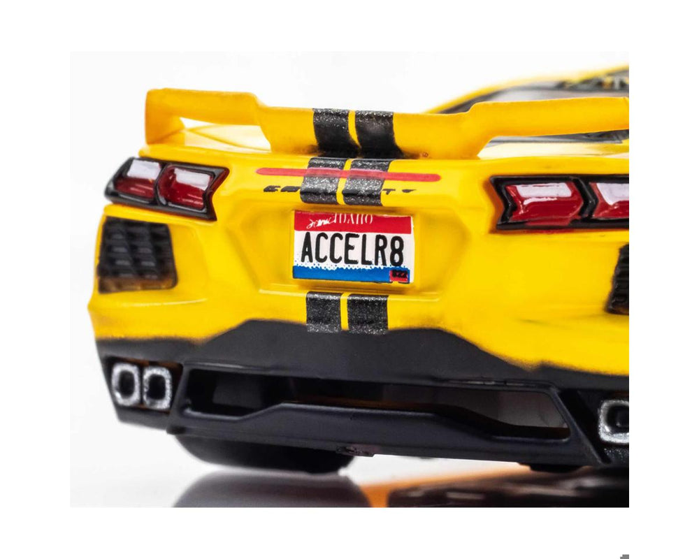 AFX Corvette C8 HO Slot Car (Accelerate Yellow) (LWB) (Mega G+) 22013 (ONLINE ORDER ONLY)