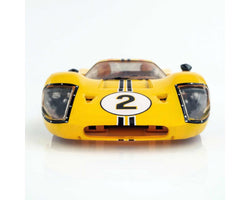 AFX Collector Series 1967 Ford GT40 Mk IV Le Mans #2 HO Slot Car (Yellow) (SWB) (Mega G+) 22014 (ONLINE ORDER ONLY)