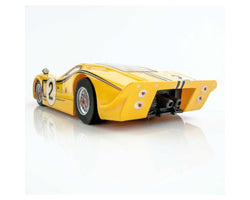 AFX Collector Series 1967 Ford GT40 Mk IV Le Mans #2 HO Slot Car (Yellow) (SWB) (Mega G+) 22014 (ONLINE ORDER ONLY)