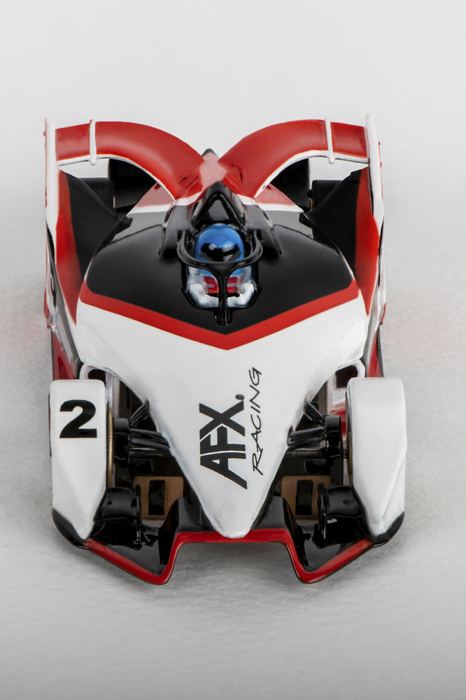 AFX Formula N HO Slot Car (White/Black/Red) (LWB) (Mega G+) 22015 (ONLINE ORDER ONLY)