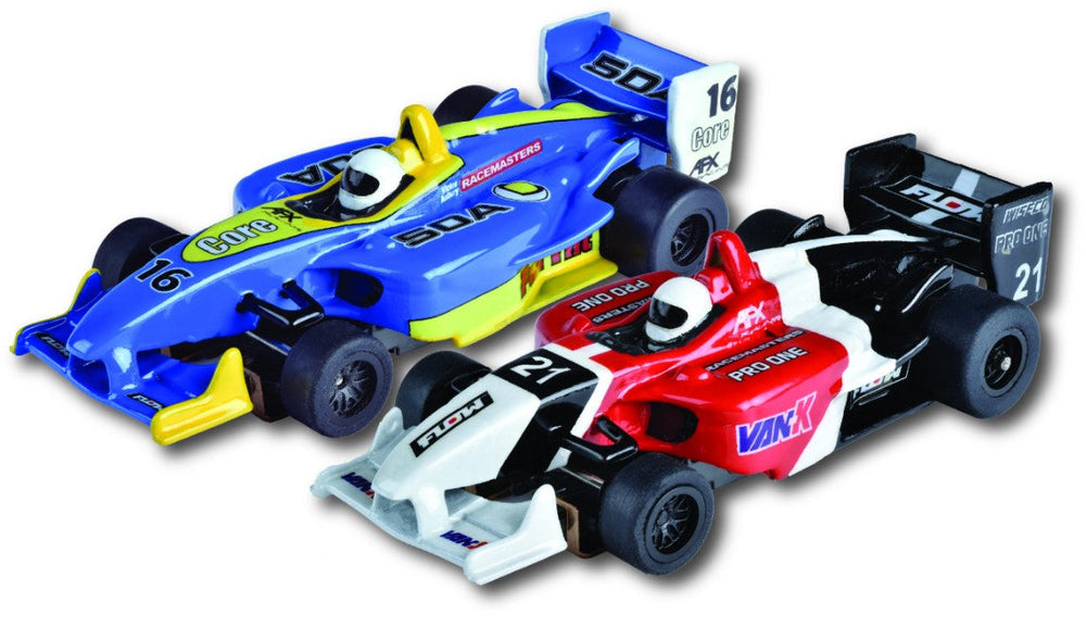 AFX Mega G+ Giant Raceway HO Slot Car Set w/Two Formula Cars (Mega G+) 22020 (ONLINE ORDER ONLY)