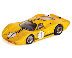 AFX Collector Series 1967 Ford GT40 Mk IV Sebring #1 HO Slot Car (Yellow) (SWB) (Mega G+) 22025 (ONLINE ORDER ONLY)