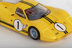AFX Collector Series 1967 Ford GT40 Mk IV Sebring #1 HO Slot Car (Yellow) (SWB) (Mega G+) 22025 (ONLINE ORDER ONLY)
