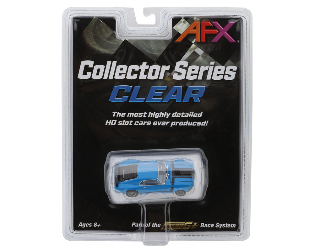 AFX Collector Series Mustang Boss 302 HO Slot Car (Grabber Blue) (LWB) (Mega G+) 22026 (ONLINE ORDER ONLY)