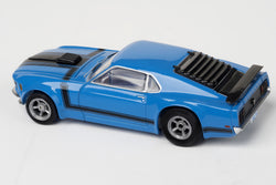 AFX Collector Series Mustang Boss 302 HO Slot Car (Grabber Blue) (LWB) (Mega G+) 22026 (ONLINE ORDER ONLY)