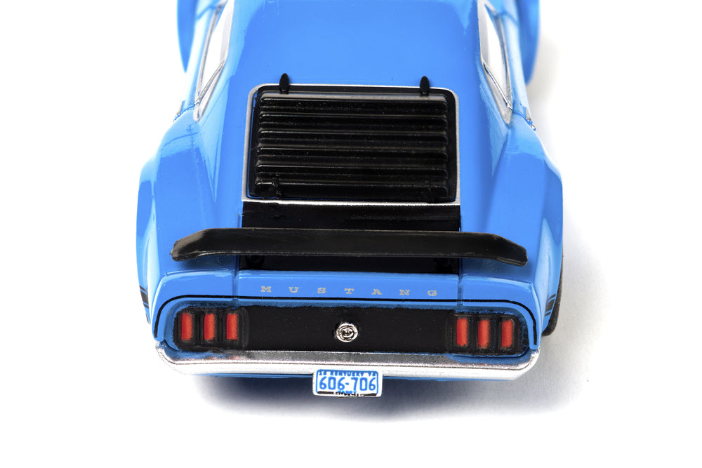 AFX Collector Series Mustang Boss 302 HO Slot Car (Grabber Blue) (LWB) (Mega G+) 22026 (ONLINE ORDER ONLY)