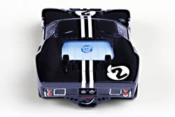 AFX Collector Series Ford GT40 Mk IIB Sebring #2 HO Slot Car (Nightmist Blue) (SWB) (Mega G+) 22031 (ONLINE ORDER ONLY)