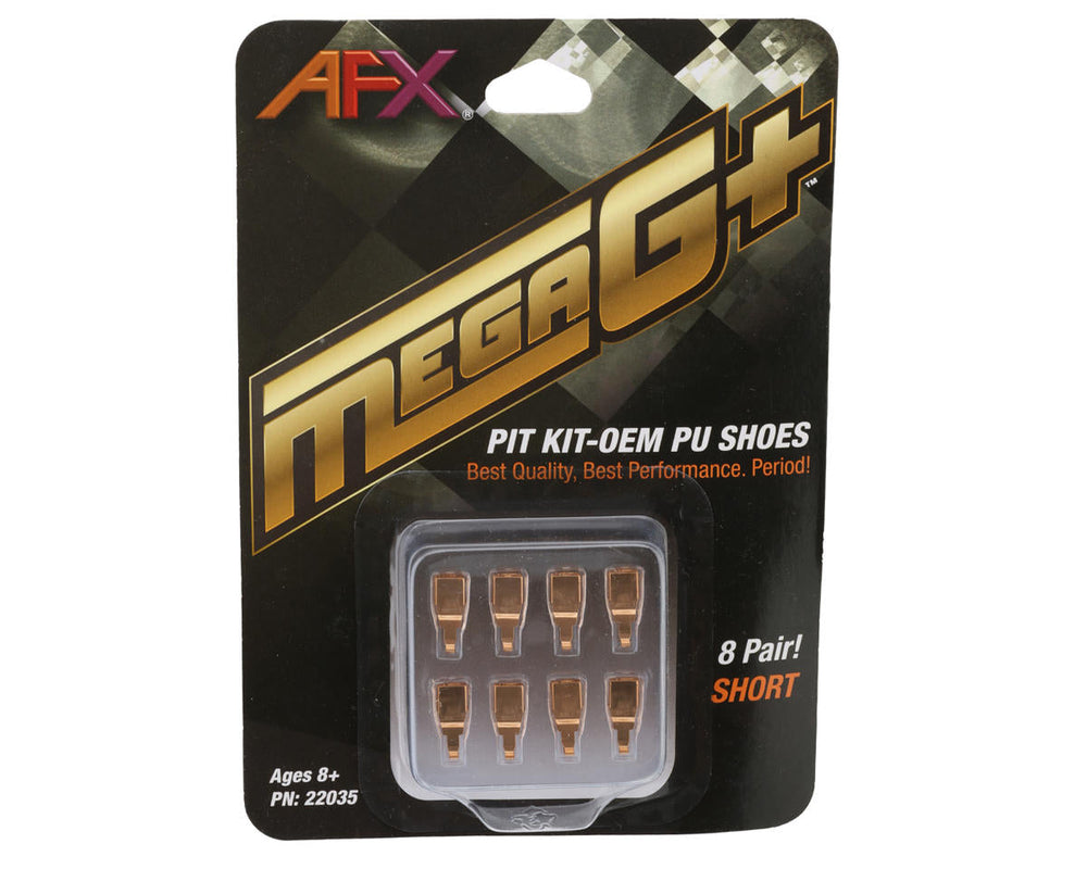 AFX Pit Kit PU Shoes (SWB) (Mega G+) 22035 (ONLINE ORDER ONLY)