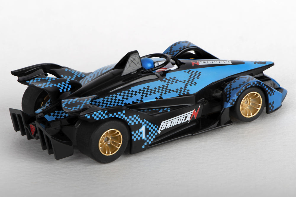 AFX Formula N HO Slot Car (Blue/Black) (LWB) (Mega G+) 22039 (ONLINE ORDER ONLY)