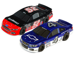 AFX Two Pack Stocker HO Slot Car Set (2) (Blue, Black) (LWB) (Mega G+) 22041 (ONLINE ORDER ONLY)