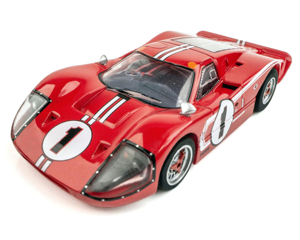 AFX Collector Series Ford GT40 Mk IV Le Mans #1 HO Slot Car (Red) (SWB) (Mega G+) 22042 (ONLINE ORDER ONLY)