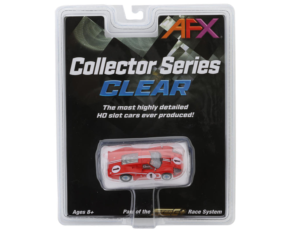 AFX Collector Series Ford GT40 Mk IV Le Mans #1 HO Slot Car (Red) (SWB) (Mega G+) 22042 (ONLINE ORDER ONLY)