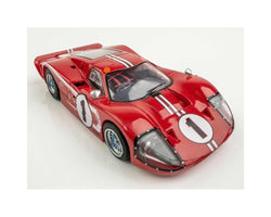 AFX Collector Series Ford GT40 Mk IV Le Mans #1 HO Slot Car (Red) (SWB) (Mega G+) 22042 (ONLINE ORDER ONLY)