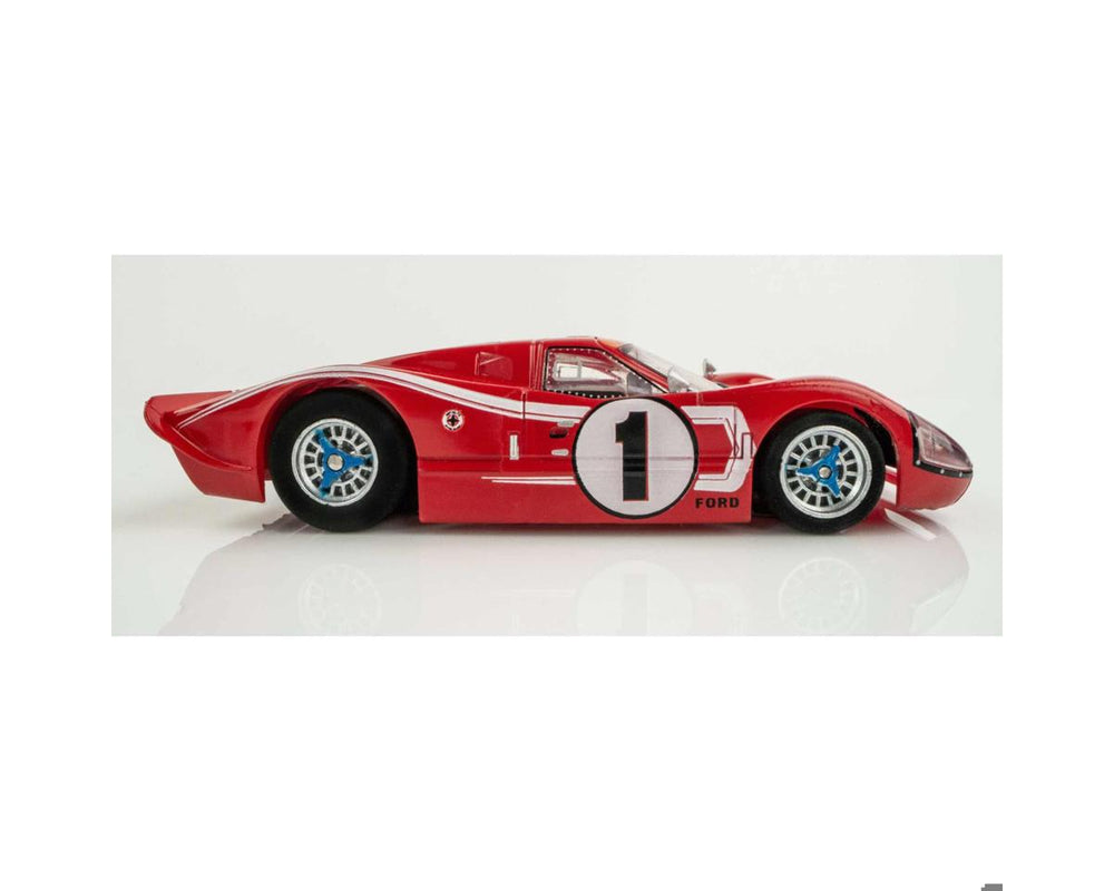 AFX Collector Series Ford GT40 Mk IV Le Mans #1 HO Slot Car (Red) (SWB) (Mega G+) 22042 (ONLINE ORDER ONLY)
