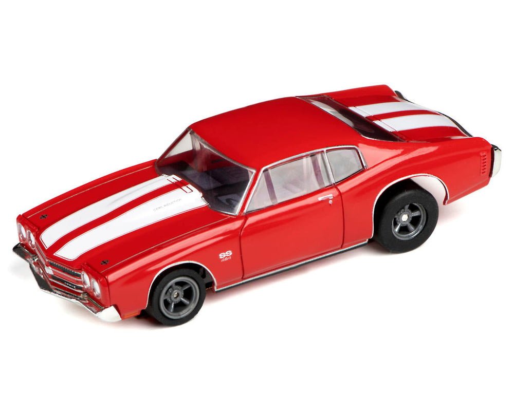 AFX Collector Series 1970 Chevelle 454 HO Slot Car (Red) (LWB) (Mega G+) 22043 (ONLINE ORDER ONLY)