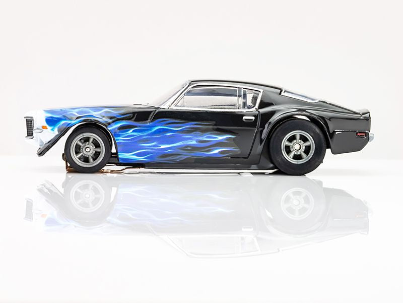 AFX Collector Series Camaro 1973 HO Slot Car (Wildfire) (LWB) (Mega G+) 22046 (ONLINE ORDER ONLY)