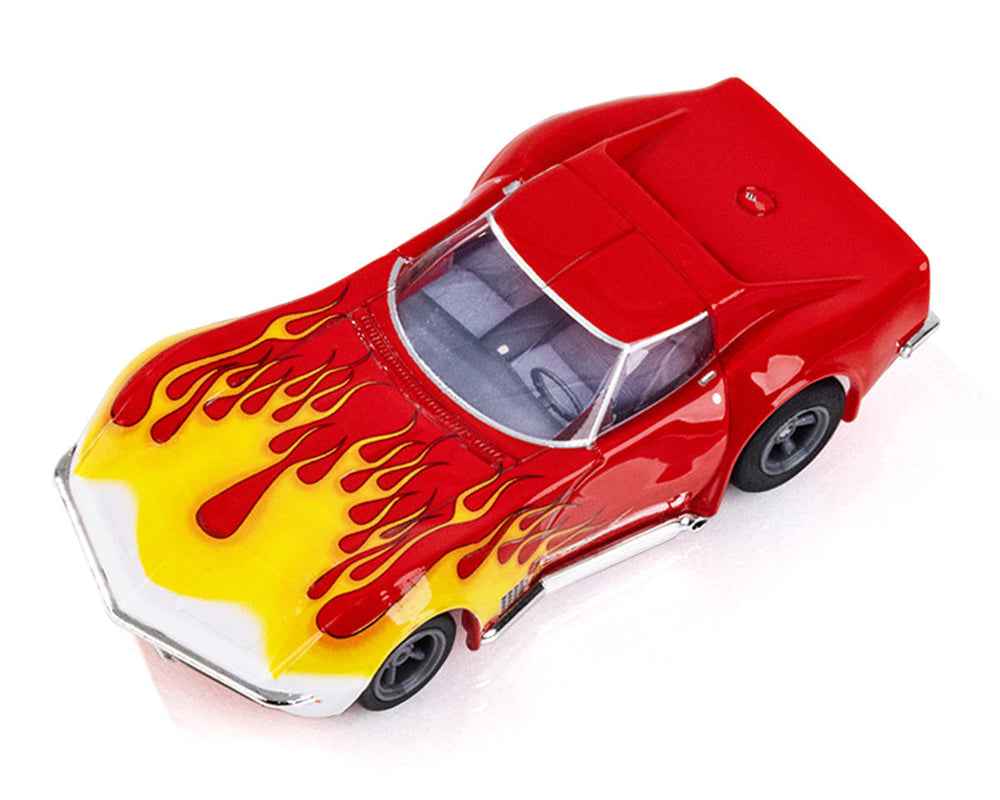 AFX Collector Series Corvette 1970 HO Slot Car (Red Wildfire) (SWB) (Mega G+) 22055 (ONLINE ORDER ONLY)