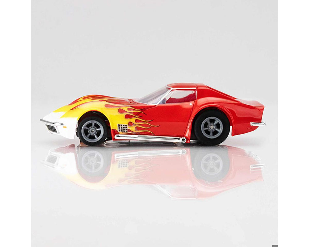 AFX Collector Series Corvette 1970 HO Slot Car (Red Wildfire) (SWB) (Mega G+) 22055 (ONLINE ORDER ONLY)
