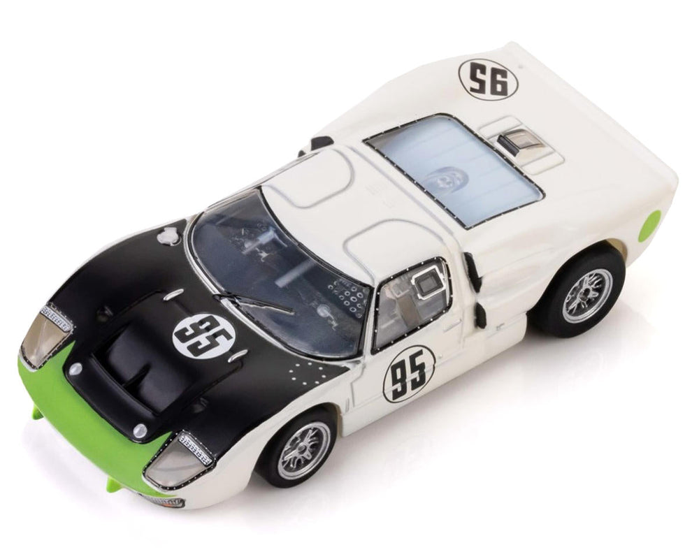 AFX Collector Series 1966 Ford GT40 Mark II Daytona #95 HO Slot Car (White) (SWB) (Mega G+) 22056 (ONLINE ORDER ONLY)