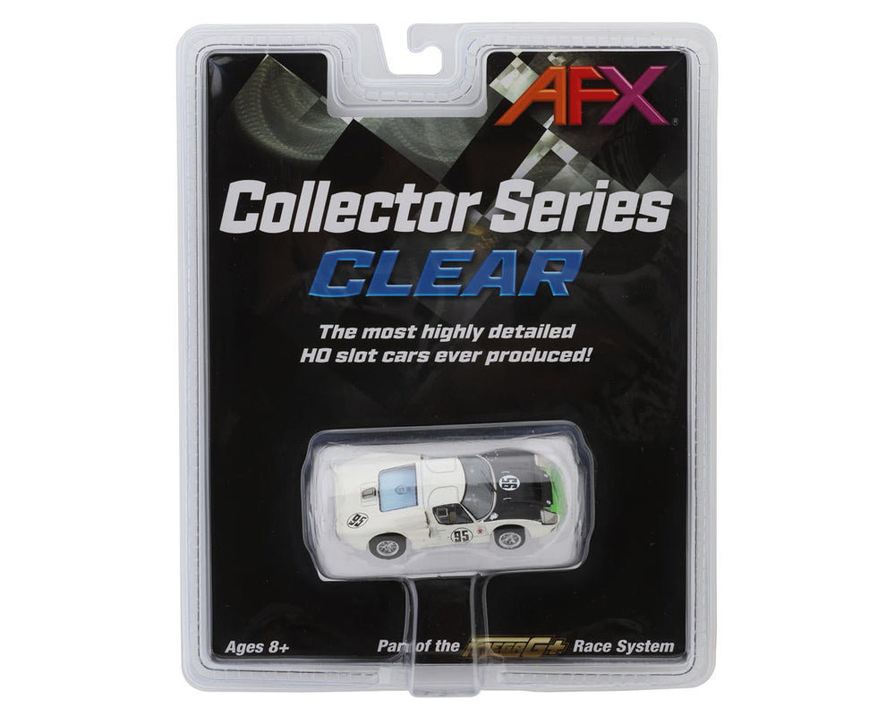 AFX Collector Series 1966 Ford GT40 Mark II Daytona #95 HO Slot Car (White) (SWB) (Mega G+) 22056 (ONLINE ORDER ONLY)