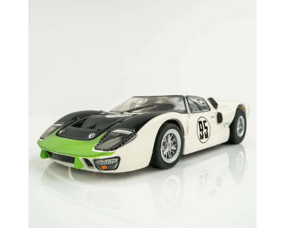 AFX Collector Series 1966 Ford GT40 Mark II Daytona #95 HO Slot Car (White) (SWB) (Mega G+) 22056 (ONLINE ORDER ONLY)