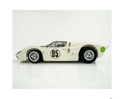 AFX Collector Series 1966 Ford GT40 Mark II Daytona #95 HO Slot Car (White) (SWB) (Mega G+) 22056 (ONLINE ORDER ONLY)