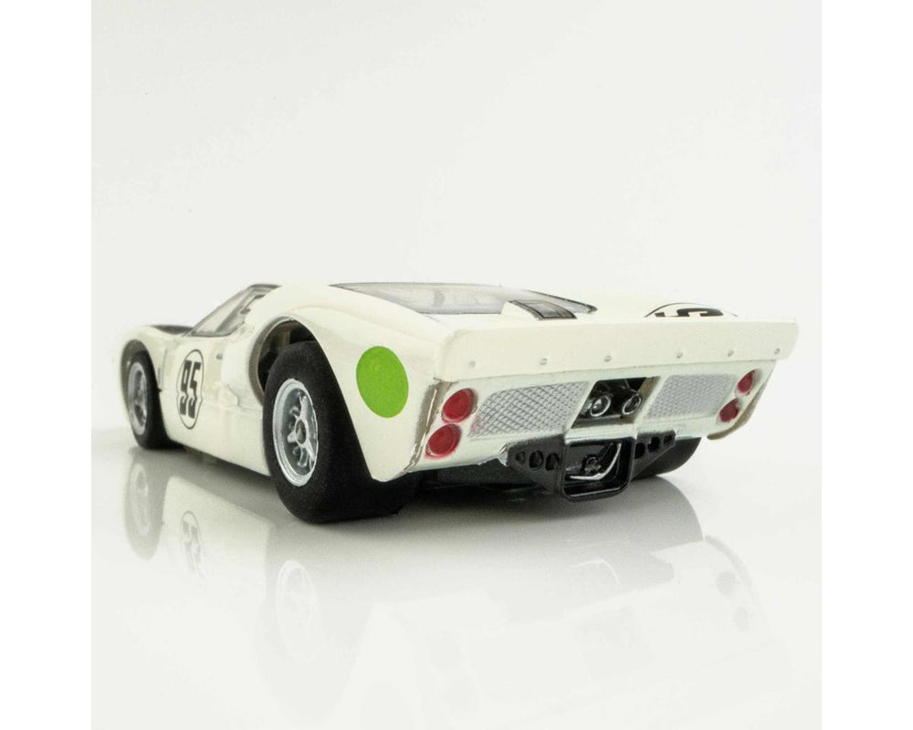 AFX Collector Series 1966 Ford GT40 Mark II Daytona #95 HO Slot Car (White) (SWB) (Mega G+) 22056 (ONLINE ORDER ONLY)
