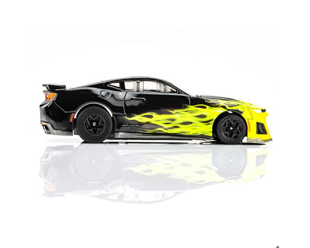 AFX 2021 Camaro ZL1 HO Slot Car (Lime Fire) (LWB) (Mega G+) 22060 (ONLINE ORDER ONLY)