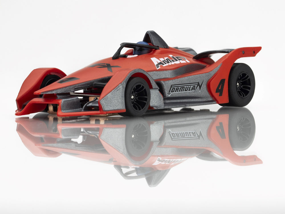 AFX Racing Formula N #4 Red/Gray HO Scale Slot Car 22066 (ONLINE ORDER ONLY)