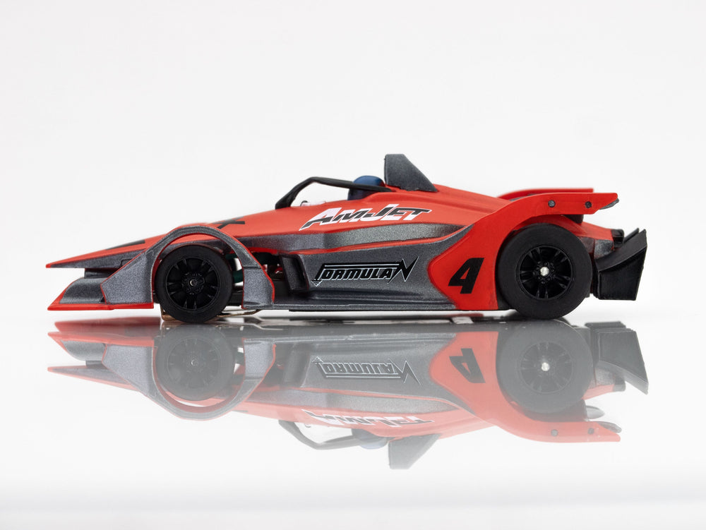 AFX Racing Formula N #4 Red/Gray HO Scale Slot Car 22066 (ONLINE ORDER ONLY)