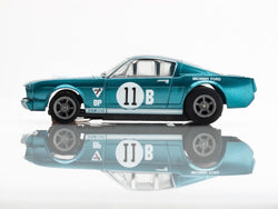 AFX Racing 1965 Shelby Mustang GT350R Donohue Blue/White Slot Car 22071 (ONLINE ORDER ONLY)