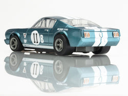 AFX Racing 1965 Shelby Mustang GT350R Donohue Blue/White Slot Car 22071 (ONLINE ORDER ONLY)