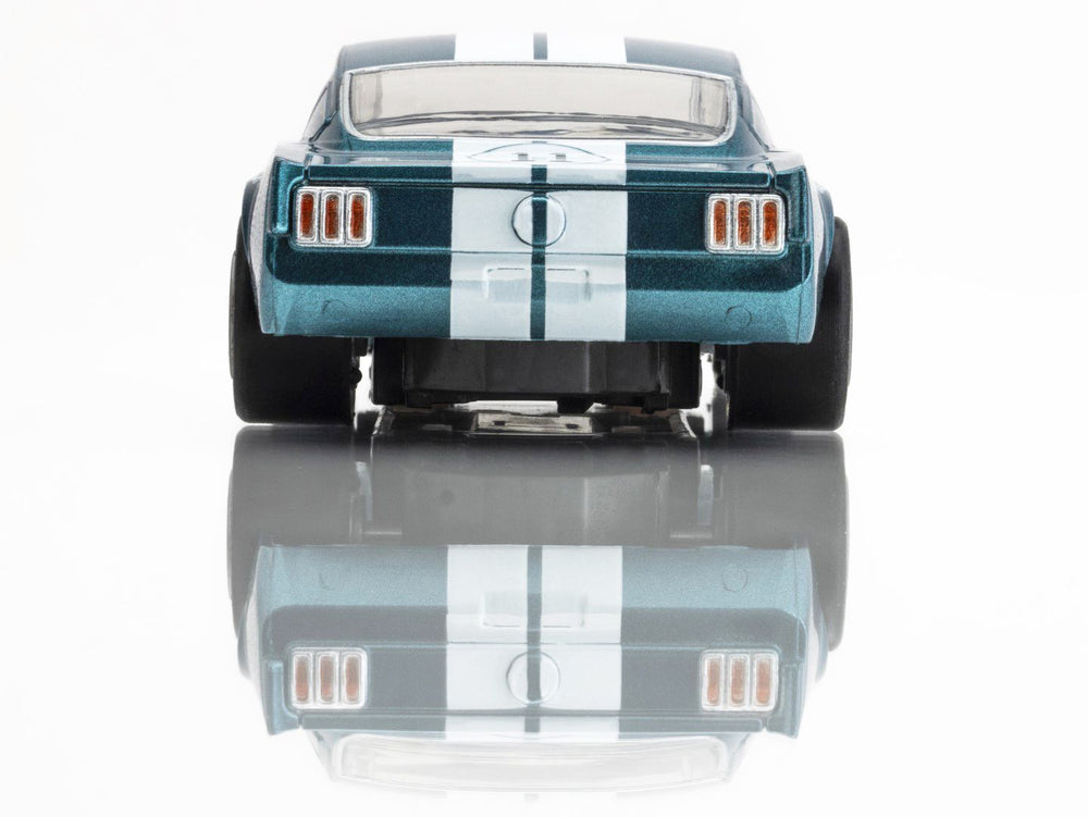 AFX Racing 1965 Shelby Mustang GT350R Donohue Blue/White Slot Car 22071 (ONLINE ORDER ONLY)