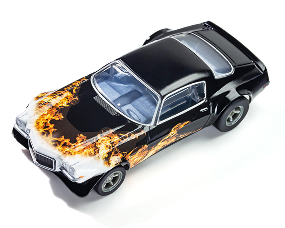 AFX Collector Series Camaro 1970 HO Slot Car (Black Wildfire) (LWB) (Mega G+) 22073 (ONLINE ORDER ONLY)