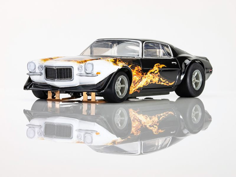 AFX Collector Series Camaro 1970 HO Slot Car (Black Wildfire) (LWB) (Mega G+) 22073 (ONLINE ORDER ONLY)