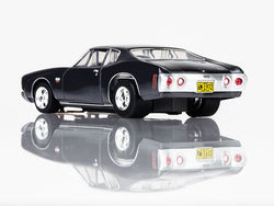 AFX 1972 Chevelle 454 SS HO Scale Slot Car (Gun Metal) (LWB) (Mega G+) 22087 (ONLINE ORDER ONLY)