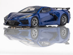 AFX Racing Corvette C8 Riptide Blue Metallic Slot Car 22094 (ONLINE ORDER ONLY)