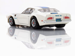AFX Racing 1970 Firebird TransAm, White/ Blue, HO Scale Slot Car 22096 (ONLINE ORDER ONLY)