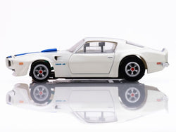 AFX Racing 1970 Firebird TransAm, White/ Blue, HO Scale Slot Car 22096 (ONLINE ORDER ONLY)