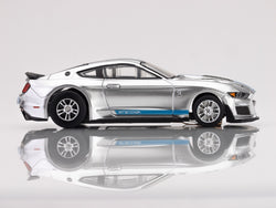 AFX Racing 2022 Mustang GT500KR, Silver/ Blue HO Scale Slot Car 22099 (ONLINE ORDER ONLY)