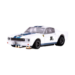 AFX 1965 Shelby Mustang GT350R Ken Miles White/Blue HO Scale Slot Car – 22125
